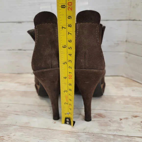 Pedro Garcia brown suede platform heels - Picture 7 of 13